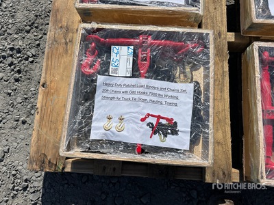 Quantity of Ratchet Load Binders & Chains (Unused)