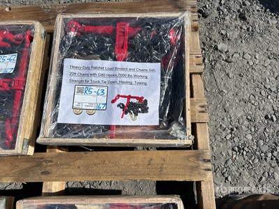 Quantity of Ratchet Load Binders & Chains (Unused)