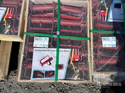 Quantity of (20) Weld-0n Truck Tie Down D Rings (Unused)