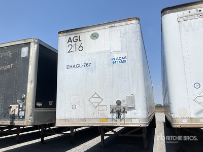 2000 Great Dane 53 ft x 102 in T/A Caja Seca / Van Trailer