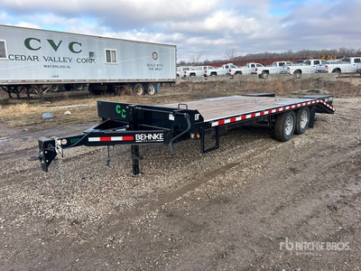 2025 Behnke BCT2114EDO-XL 21 ft T/A Apparatuur aanhangwagen