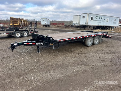 2025 Behnke 21 ft T/A Equipment Trailer