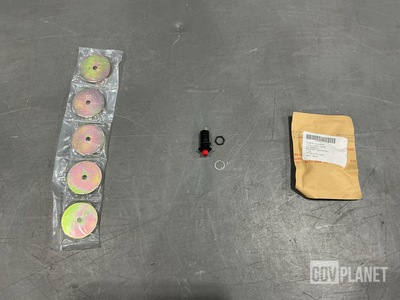 (28) Mounting Brackets, (32) Push Buttons & Assorted Items