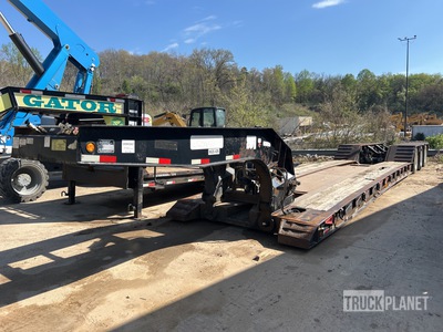 2013 Pitts LB55-24D Tri/A Removable Gooseneck Lowboy Trailer