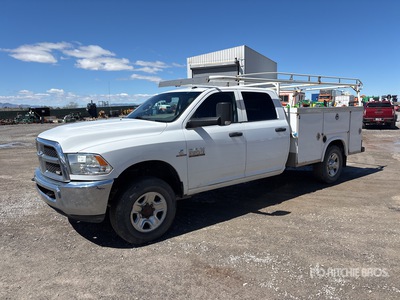 2018 Ram 3500 4x4 Crew Cab Utility Truck