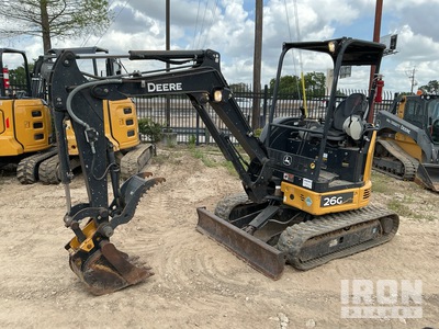 2020 John Deere 26G を見 Mini Excavator