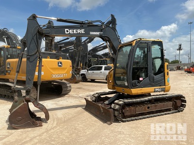 2018 John Deere 75G 油圧ショベル