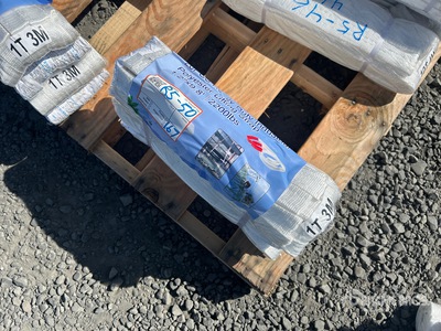 Quantity of (20) 1.2 in x 9.8 ft Heavy Duty Industrial Polyester Élingue (Unused)