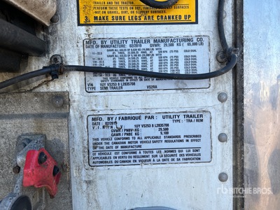 2020 Utility Trailer VS2RA 53 ft x 102 in Sliding T/A Refrigerated Trailer