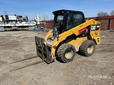 2019 Cat 246D Two-Speed Kompaktlader