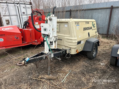 2012 Ingersoll Rand P185WJD T4i 185 cfm Mobile Compresor de aire