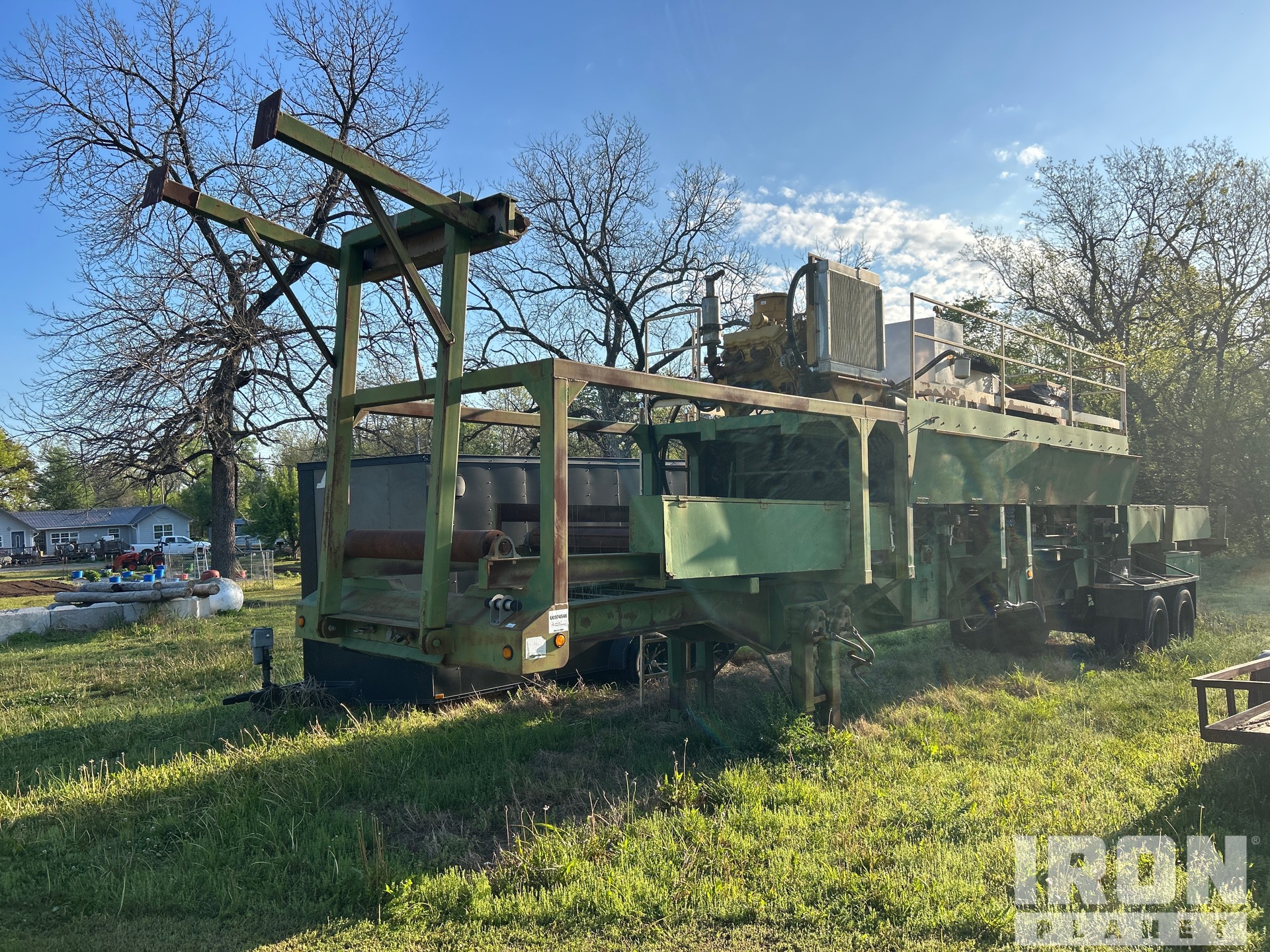 Riverside Custom Portable T/A Crane Mat Cleaning Machine