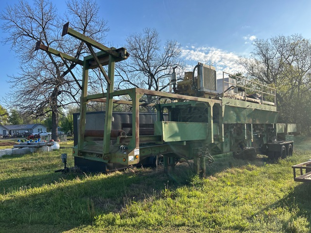 Riverside Custom Portable T/A Crane Mat Cleaning Machine