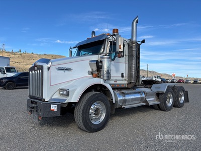 2008 Kenworth T800B 6x4 T/A Day Cab Truck Tractor