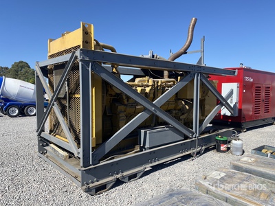 1985 Cat 3512 Skid-Mounted Planta de Luz / Generator Set