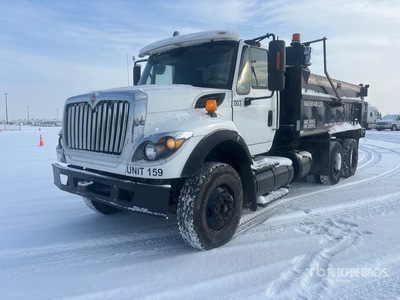 2008 International 7600 6x4 شاحنة قلابة /محورين