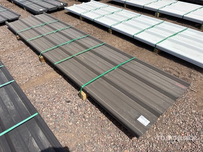 Quantity of (52) 12 ft Steel Panels