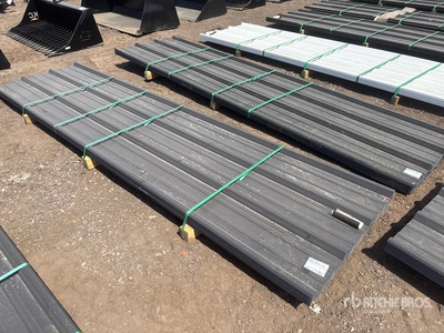 Quantity of 12 ft Steel Panels