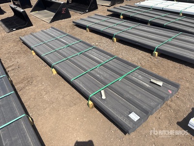 Quantity of 12 ft Steel Panels