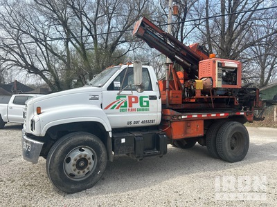 Hydraulic Pile Hammer on 1997 Chevrolet C70 4x2 Truck DP manufacture 1250 Truck Mounted Post Driver