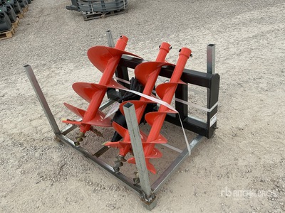 2026 STARVOX SV-AG42 Qty （3）42"fits CAT Skid Steer Auger (Unused)