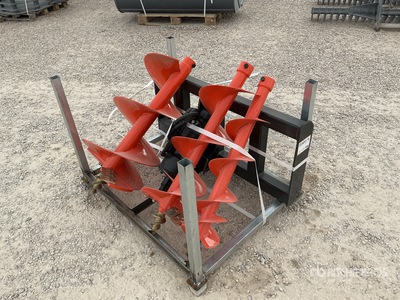 2026 STARVOX SV-AG42 Qty （3）42"fits CAT Skid Steer Auger (Unused)