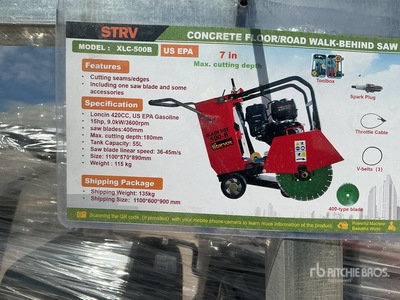 2026 STARVOX XLC-500B concrete floor/road walk-behind saw Fugenschneider (Unused)