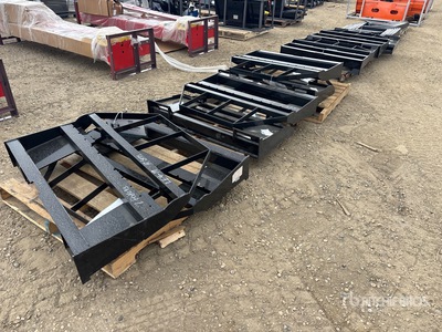 Quantity of (10) 2026 Mower King SAII100 48 in Skid Steer Forks (Unused)