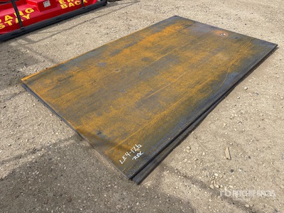 Quantity of (2) 2026 AGT 5 ft x 8 ft (0.75 in Thick) ألواح الصلب (Unused)