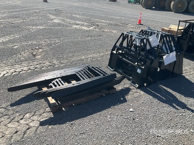 Quantity of (8) 2026 Mower King SA 48 in Skid Steer Forks (Unused)