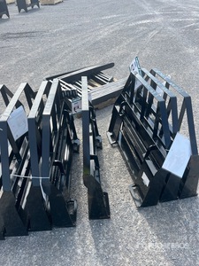 2026 Mower King SA Qty of 8 Skid Steer Forks (Unused)