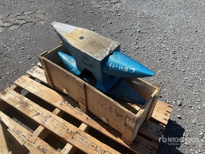 Quantity of (2) 2026 AGT STEEL110LB Cast Steel Anvil (Unused)