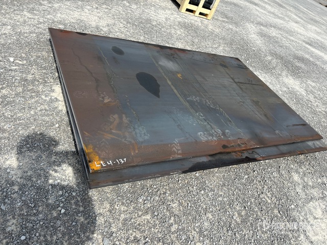 Quantity of (2) 2026 AGT 5ft x 8ft 4 ft 11 in x 7 ft 10 in Steel Plates (Unused)
