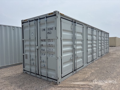 2025 40 ft High Cube Multi-Door Storage Container