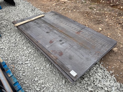 Quantity of (2) 2026 AGT 5 ft x 7 ft 10 in (1 in Thick) Steel Plates (Unused)