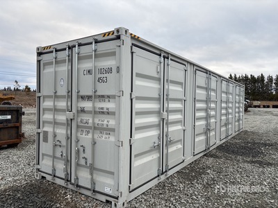 2025 40 ft High Cube Multi-Door Storage Container
