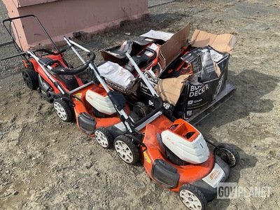 (5) Assorted Lawn Mowers