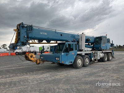2007 Link-Belt HTC8675 75 ton 8x4x2 Grua Hidraulica sobre Camion / Grue hydraulique sur camion