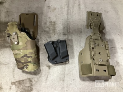 (4) G-Code Holsters, (6) Safariland Pistol Holsters & Assorted Items