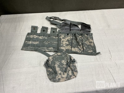 (255) M4 Three Mag Pouches, (37) Bandoleer Ammo Pouches & Assorted Items
