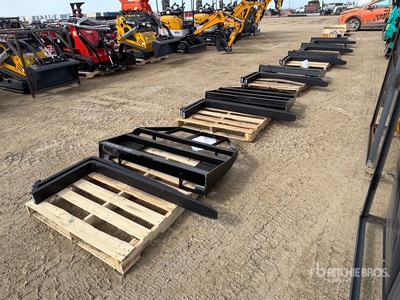 Quantity of (6) 2026 Mower King SA 48 in Skid Steer Forks (Unused)