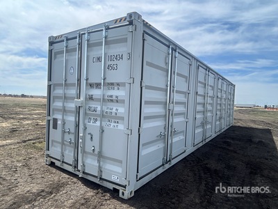 2025 40 ft High Cube Multi-Door Storage Container