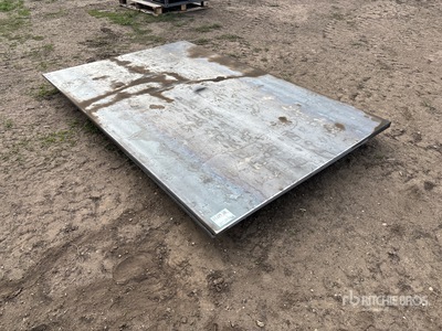 Quantity of (2) 2026 AGT 5 ft x 8 ft 3/4 in Thick Plaques d'acier (Unused)