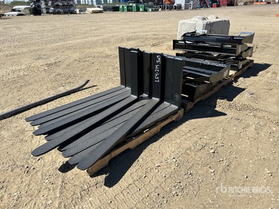Quantity of (6) 2026 Mower King SA 48 in Skid Steer Forks (Unused)