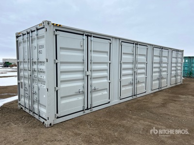 2025 40 ft High Cube Multi-Door Storage Container
