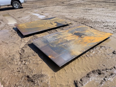 Quantity of (2) 2026 AGT 5ft x 8ft 4 ft 11 in x 7 ft 10 in 3/4 in Stahlplatten (Unused)