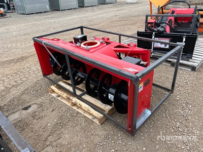 2026 Raytree RHSB72 72 in Hydraulic Control Skid Steer Snowblower (Unused)