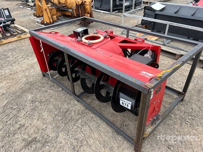 2026 Raytree RHSB72 72 in Hydraulic Control Skid Steer Snowblower (Unused)