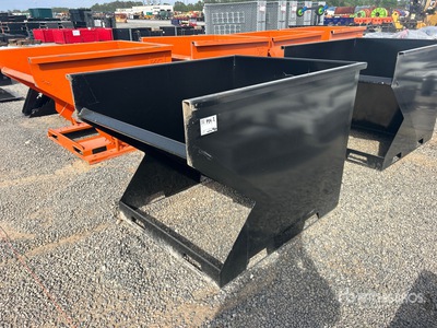 2025 Kit Containers 2YFT-SST 2 cu yd Skid Steer Dump Hopper (Unused)