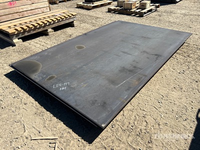 Quantity of (2) 2026 AGT 5 ft x 8 ft Steel Plates (Unused)
